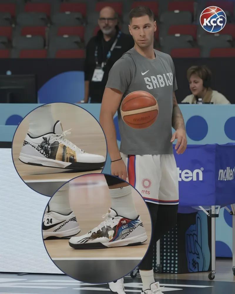 pg电子-致敬传奇！塞尔维亚男篮官方晒斯特凡·约维奇的定制版科比4