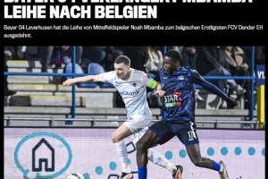pg电子河南站-官方：勒沃库森20岁中场姆班巴延长租约，外租比甲登德至2026年