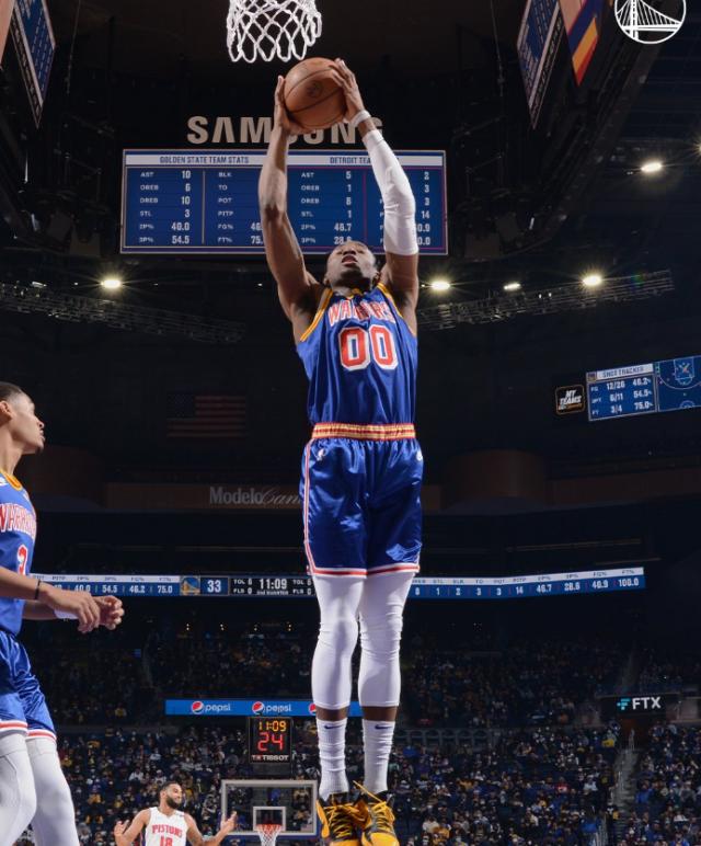 库明加渐入佳境 格林缺席勇士找到四号位新答案